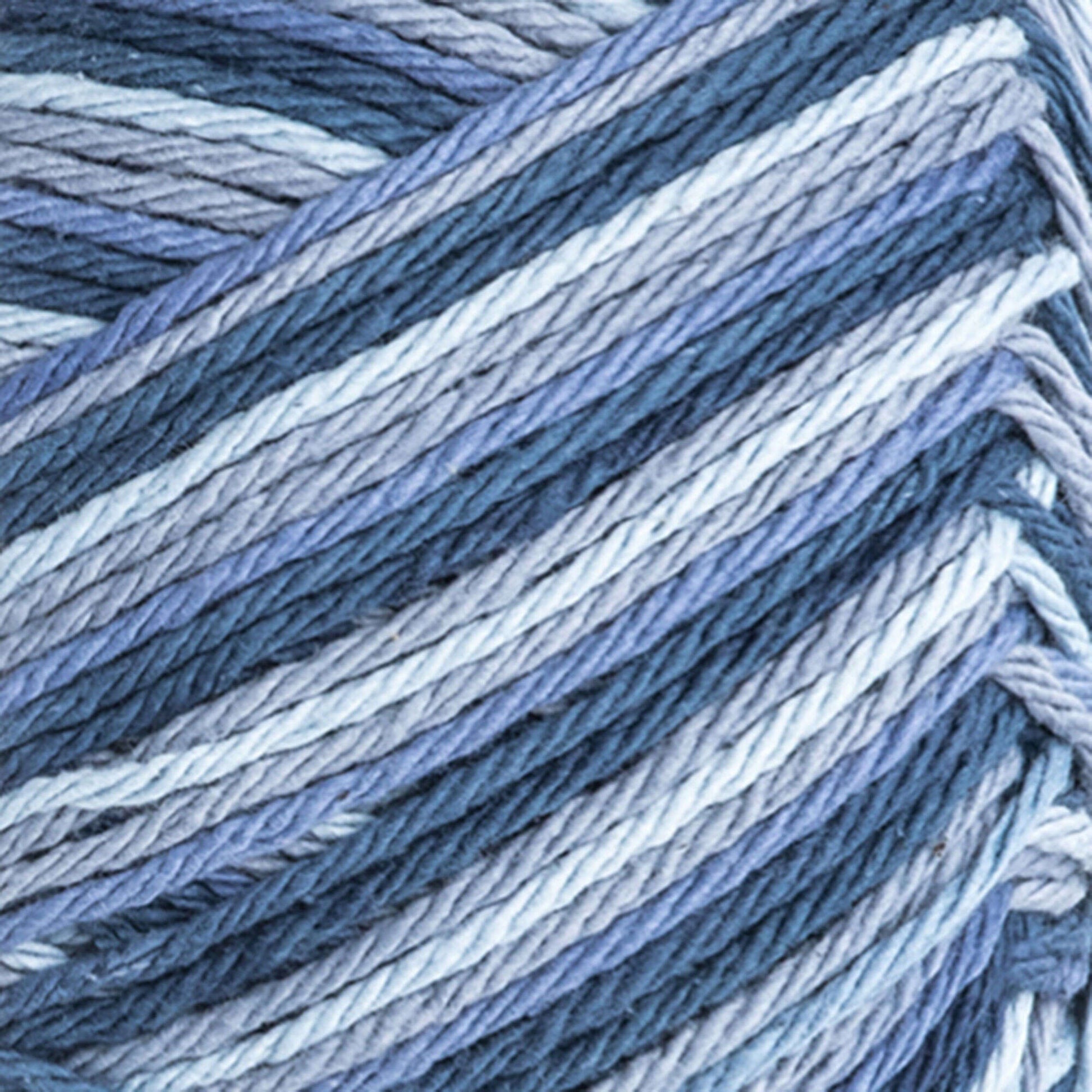 Bernat Handicrafter Cotton Ombres Yarn (340g/12oz) Blue Camo