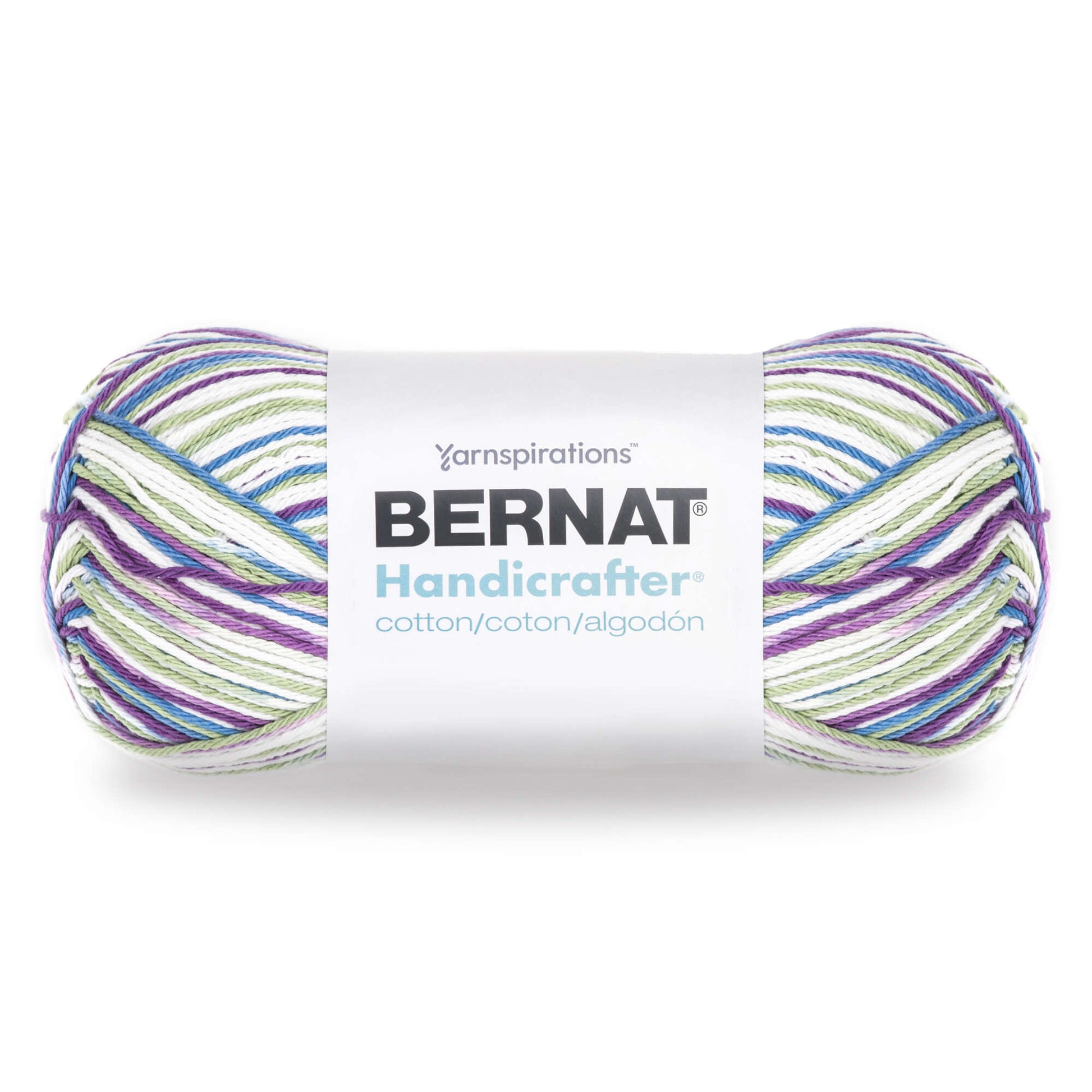 Bernat Handicrafter Cotton Big Ball Blue Camo Yarn - 2 Pack of
