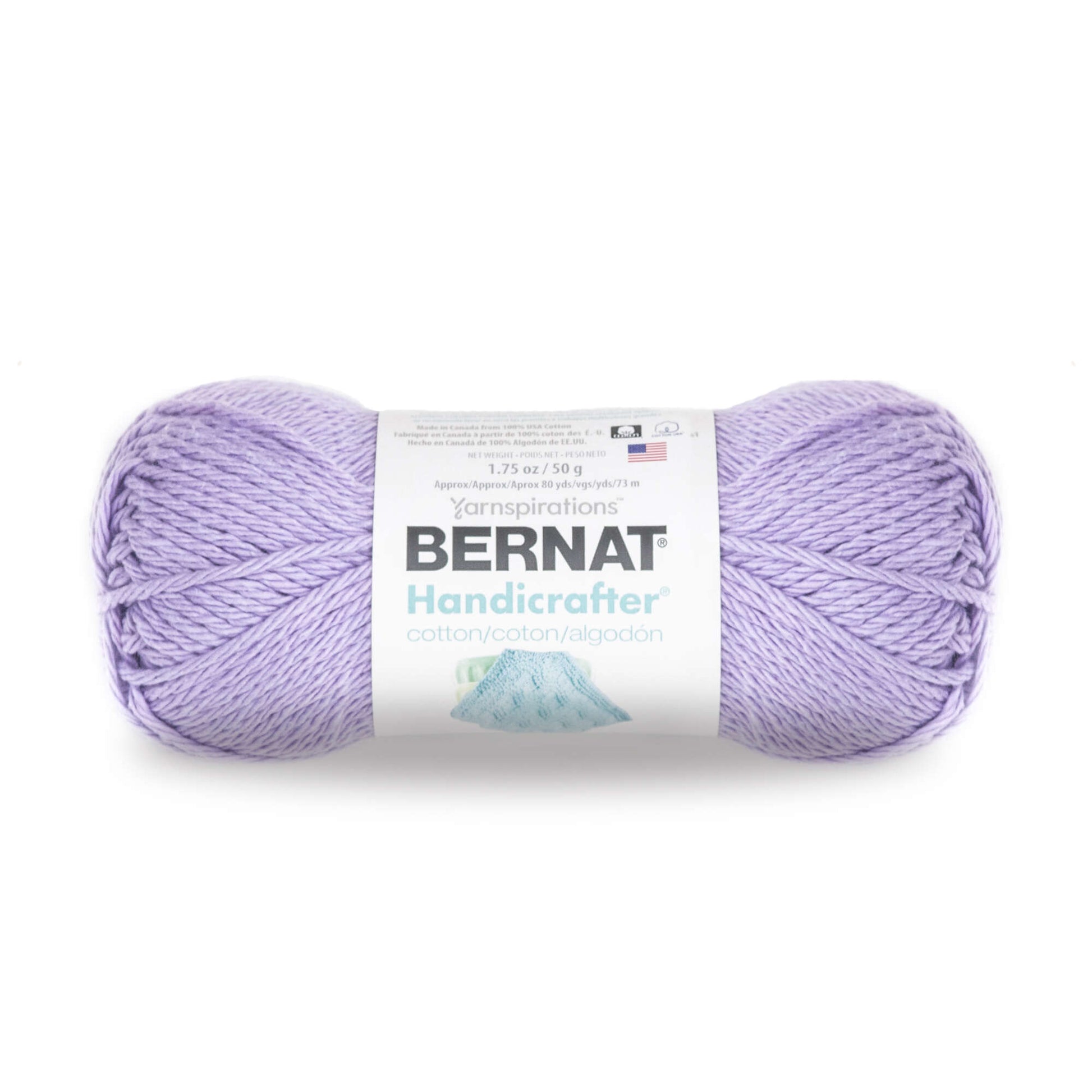 Bernat Handicrafter Cotton Yarn Soft Violet