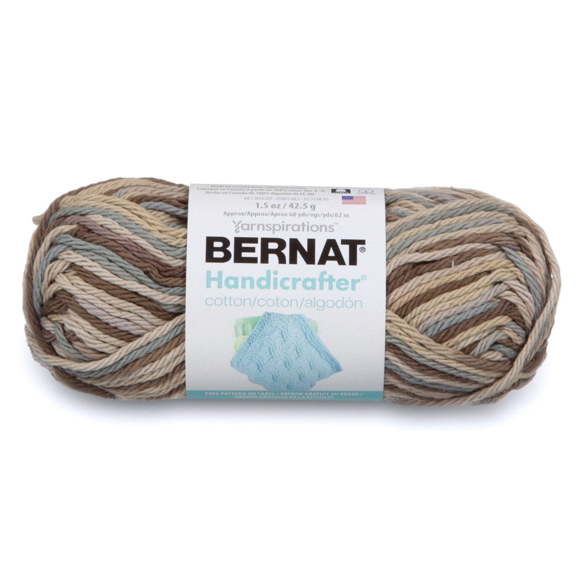 Bernat Handicrafter Cotton Ombres Yarn Earth Ombre