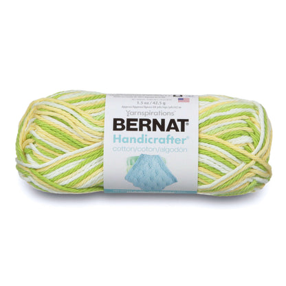Bernat Handicrafter Cotton Ombres Yarn - Discontinued Shades Green Dream Ombre