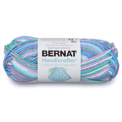 Bernat Handicrafter Cotton Ombres Yarn - Discontinued Shades Beach Ball Blue Ombre