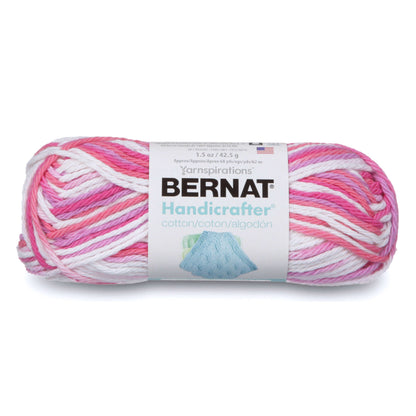 Bernat Handicrafter Cotton Ombres Yarn - Discontinued Shades Patio Pinks Ombre