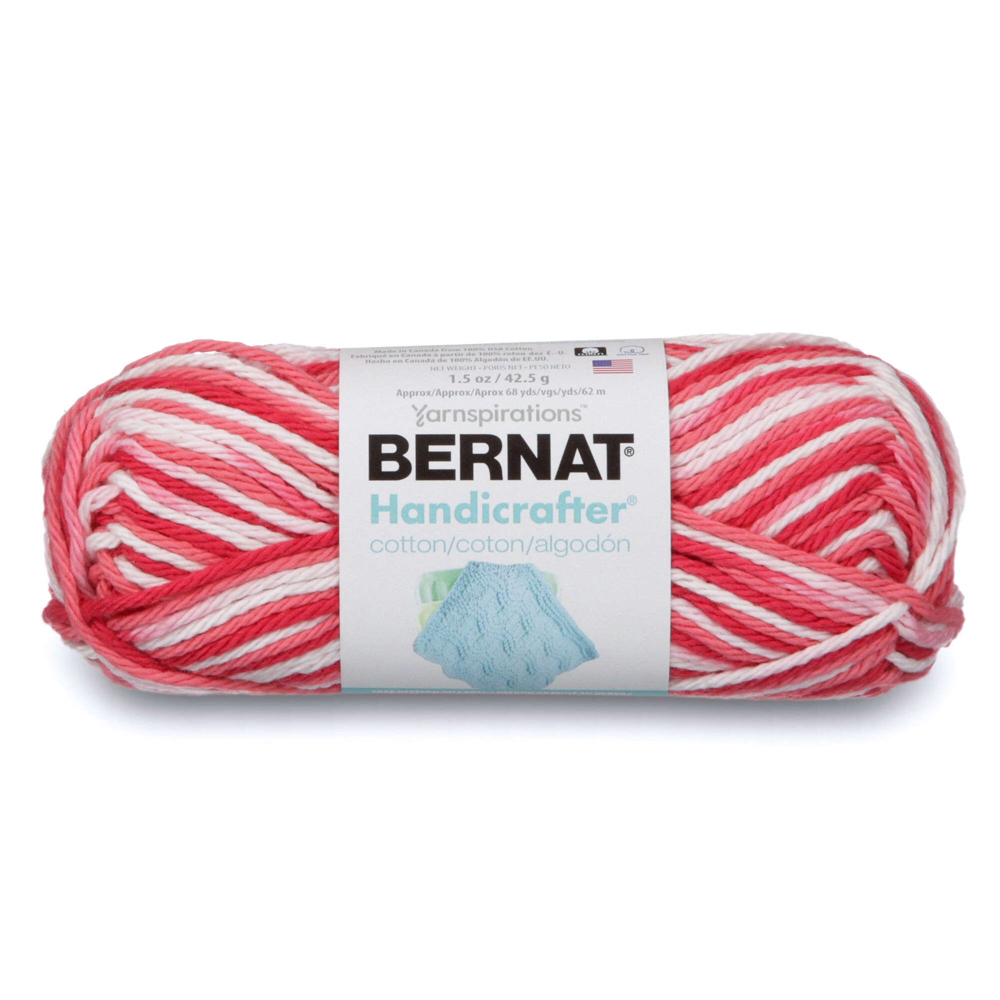 Bernat Handicrafter Cotton Yarn 340g - Ombres-Mistletoe, 1 count