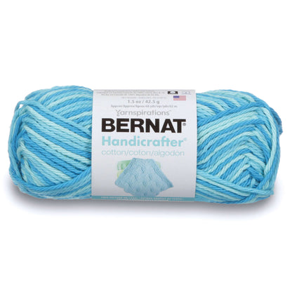 Bernat Handicrafter Cotton Ombres Yarn Swimming Pool Ombre