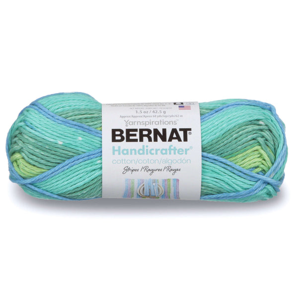 Bernat Handicrafter Cotton Yarn - Stripes-Country, 1 count - Harris Teeter