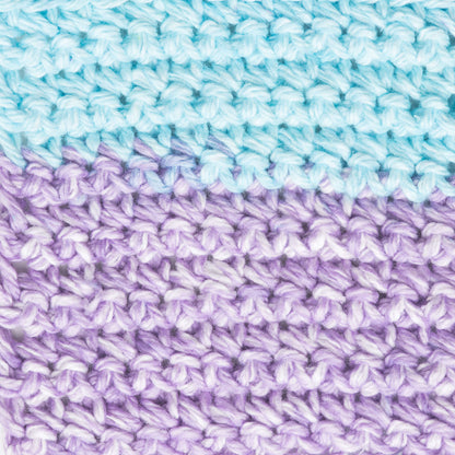 Bernat Handicrafter Cotton Stripes Yarn - Discontinued Shades Violet Stripes