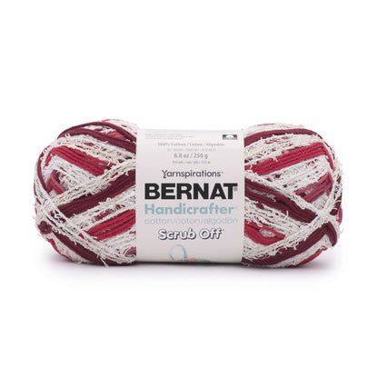 Bernat Handicrafter Scrub Off Yarn - Discontinued Shades Candy Cane