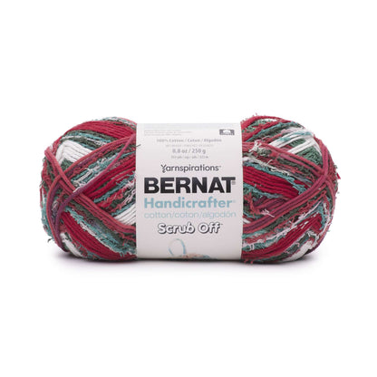 Bernat Handicrafter Scrub Off Yarn - Discontinued Shades Holly Jolly