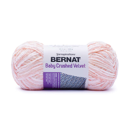 Bernat Baby Crushed Velvet Yarn - Discontinued Shades Crystal Pink Potpourri