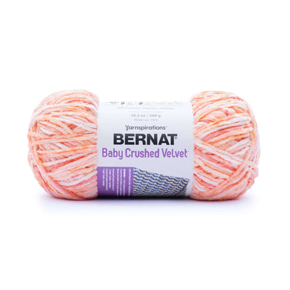 Bernat Baby Crushed Velvet Yarn - Discontinued Shades Peach Parfait