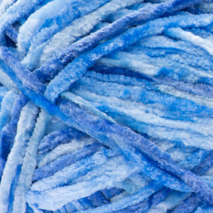 Bernat Baby Crushed Velvet Yarn - Discontinued Shades Icebox Blue