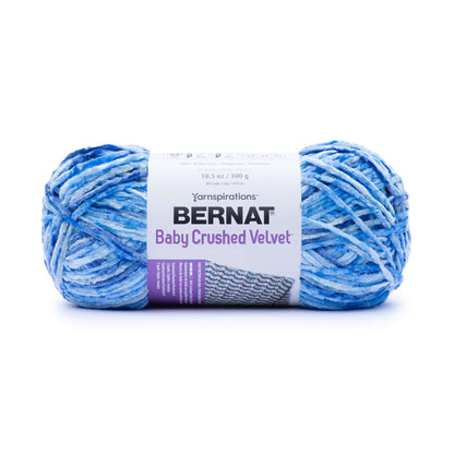 Bernat Baby Crushed Velvet Yarn - Discontinued Shades Icebox Blue