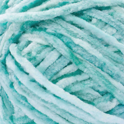 Bernat Baby Crushed Velvet Yarn - Discontinued Shades Hazy Aqua