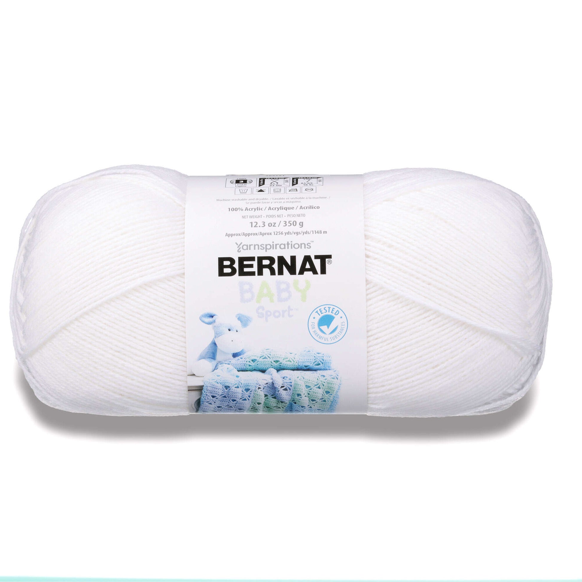 Bernat Baby Sport Yarn Baby White