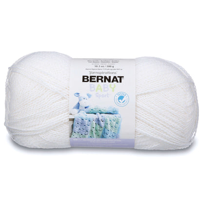 Bernat Baby Sport Yarn (300g/10.5oz) White Sparkle