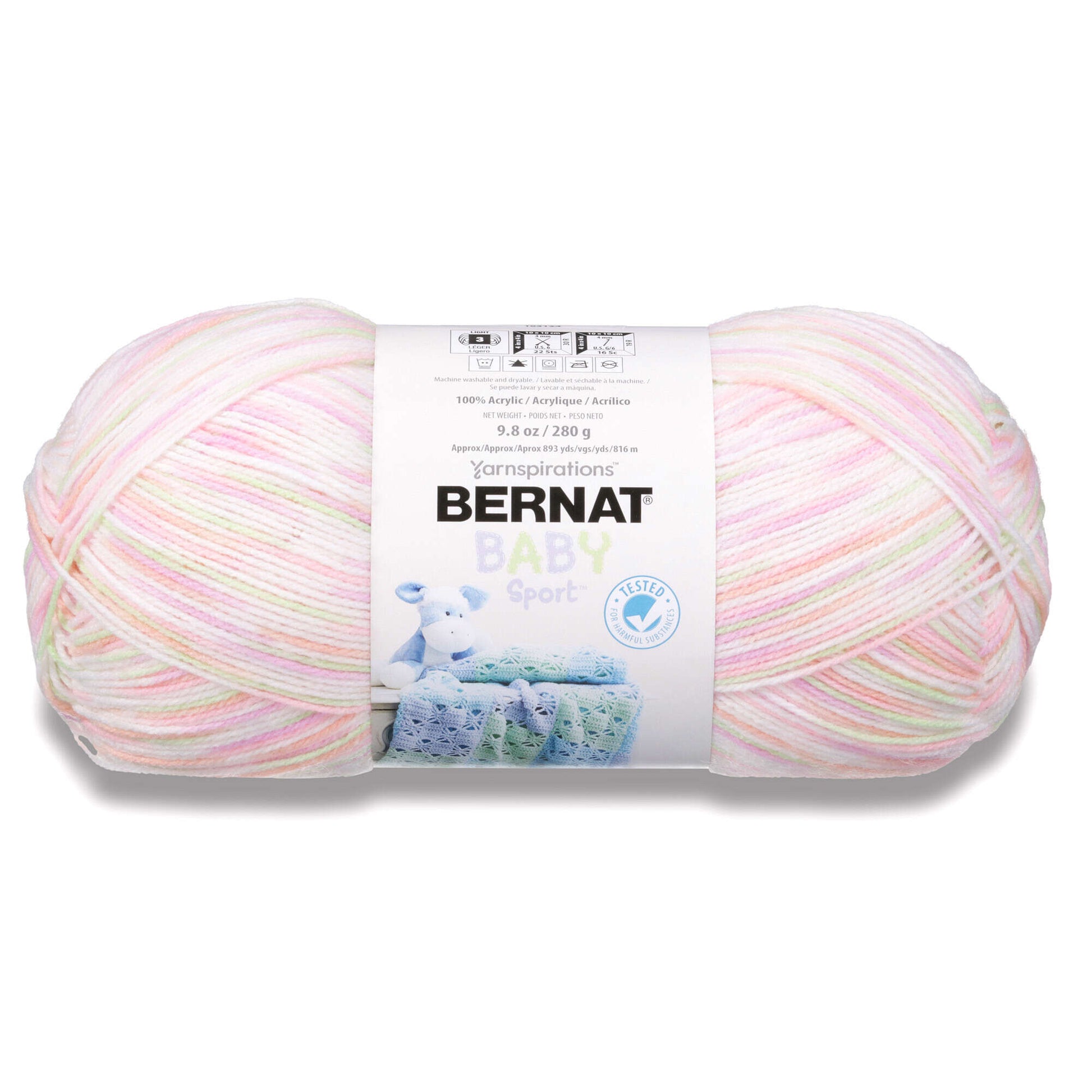 Bernat Baby Sport Ombre Yarn - Clearance Shades