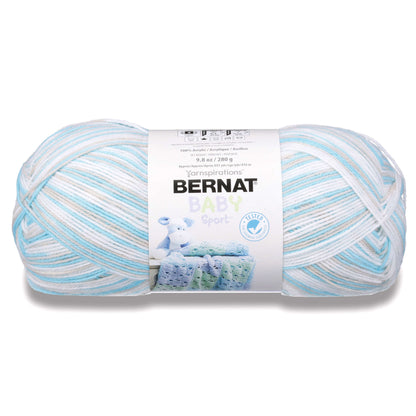 Bernat Baby Sport Ombre Yarn - Clearance Shades Popsicle Blue Ombre