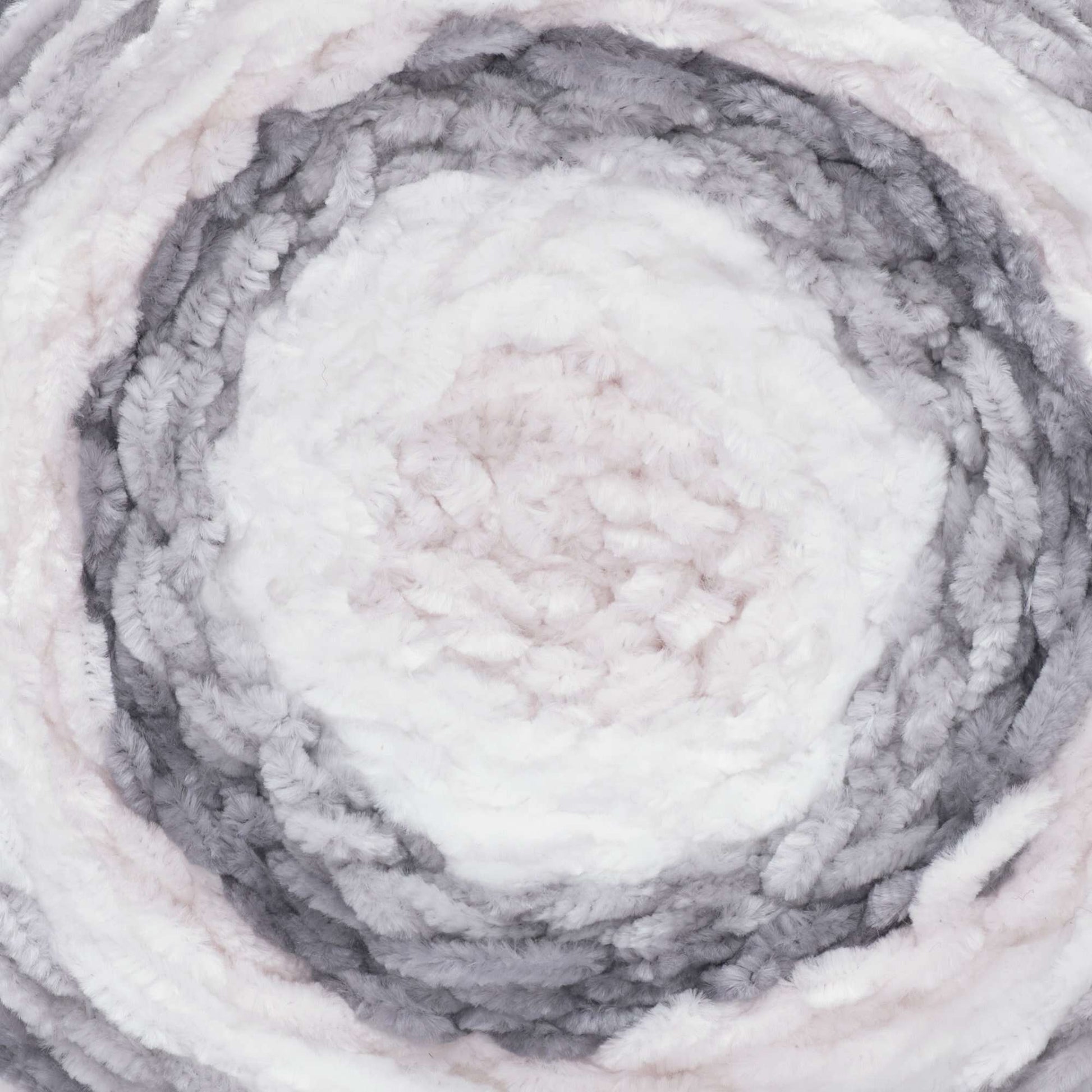 Bernat Baby Velvet Stripes Yarn - Discontinued Shades Snowy Mountain