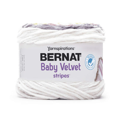 Bernat Baby Velvet Stripes Yarn - Discontinued Shades Fox Gloves