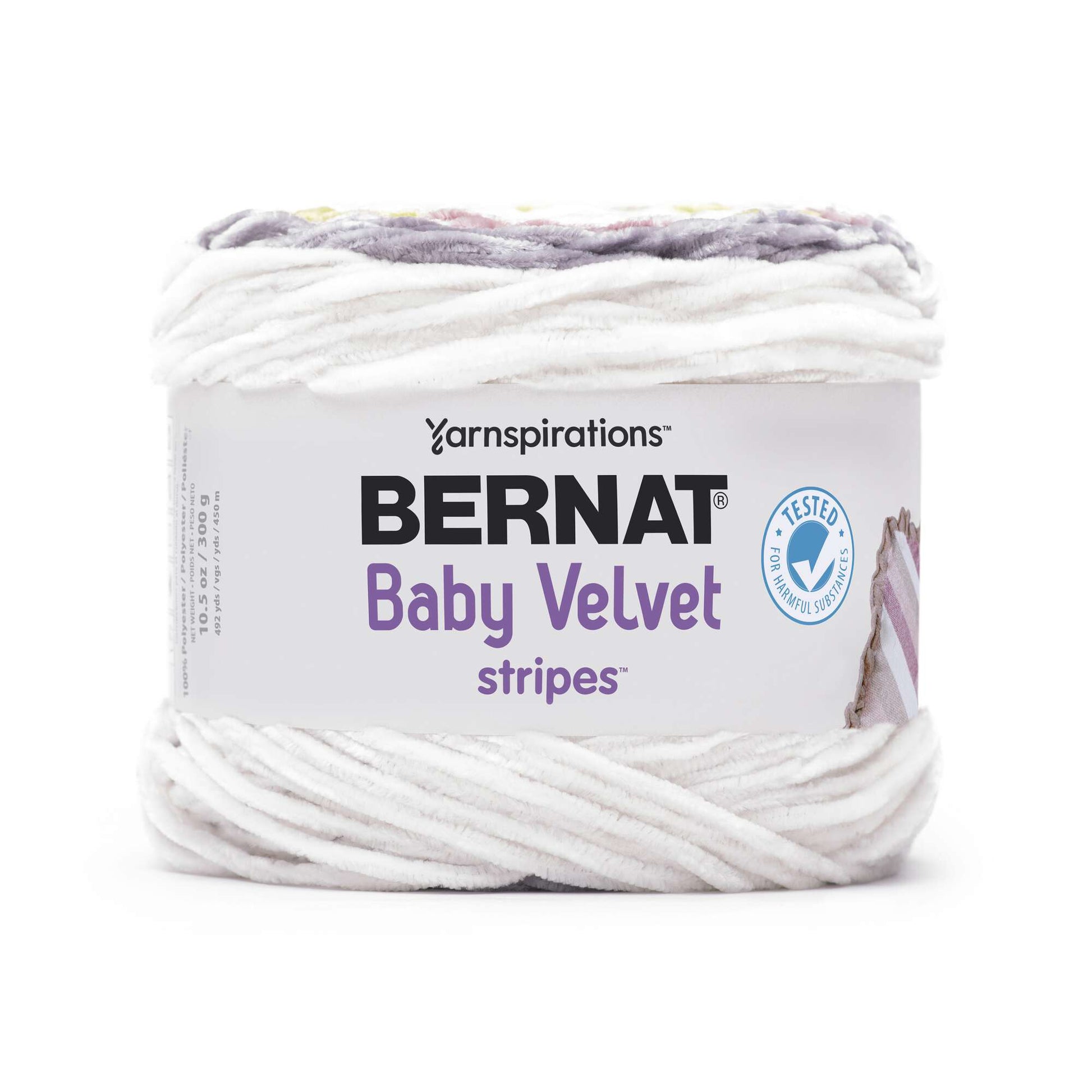 Bernat Baby Velvet Stripes Yarn - Discontinued Shades