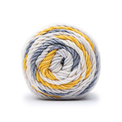 Bernat Handicrafter Stripey Yarn - Discontinued Shades Mustard Blue