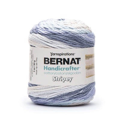 Bernat Handicrafter Stripey Yarn - Clearance Shades Denim