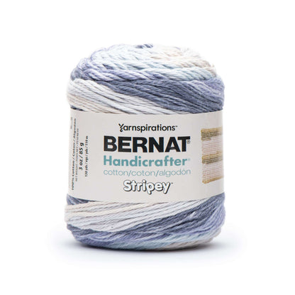 Bernat Handicrafter Stripey Yarn - Discontinued Shades Denim