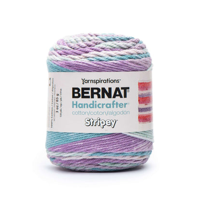 Bernat Handicrafter Stripey Yarn - Discontinued Shades Lavender Meadow