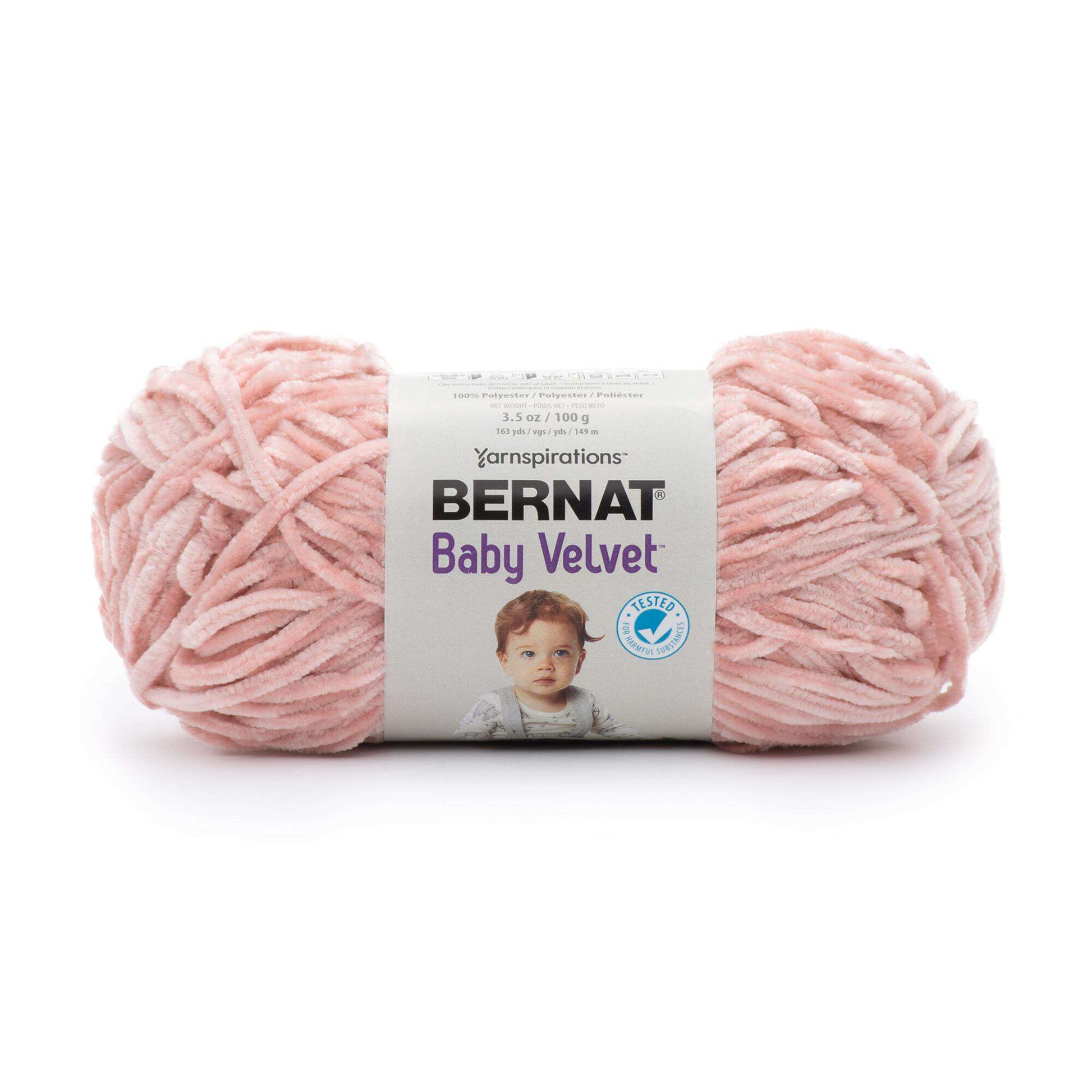  Bernat Baby Velvet Yarn - 3.5 Oz, Fairy Lavender - 3