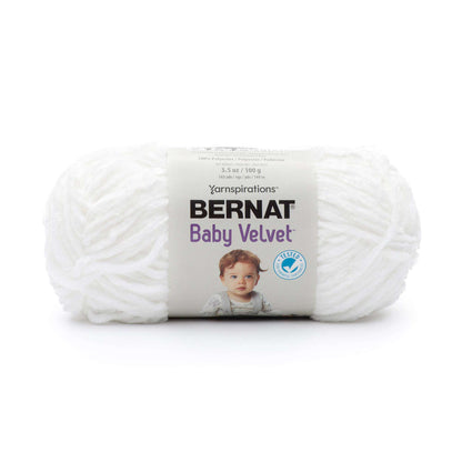 Bernat Baby Velvet Yarn - Clearance Shades Snowy White