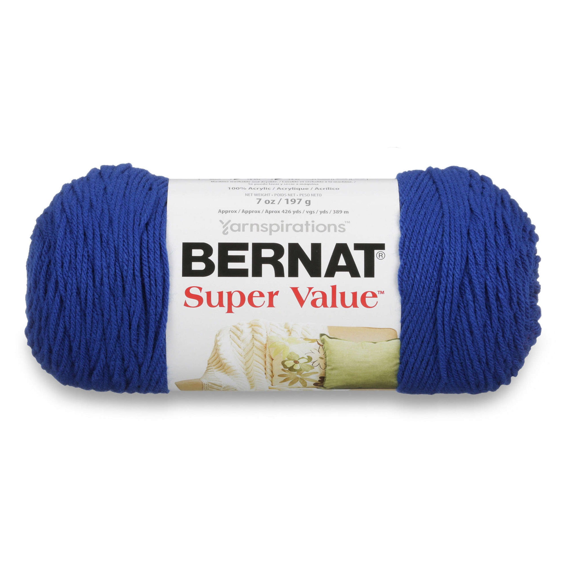 Bernat Super Value Yarn Royal Blue