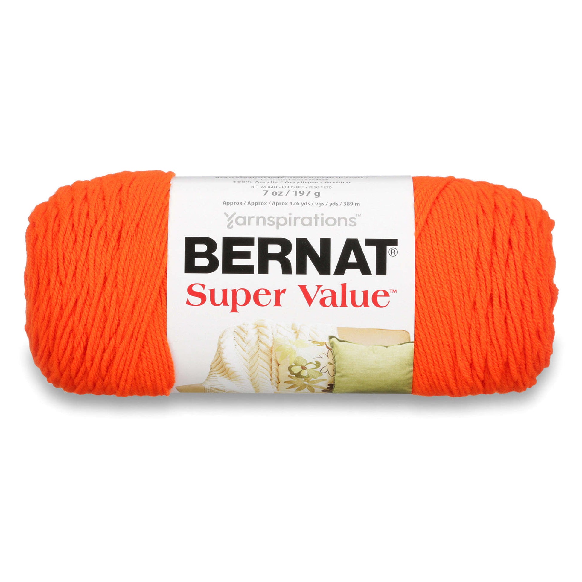 Bernat Super Value Yarn Carrot