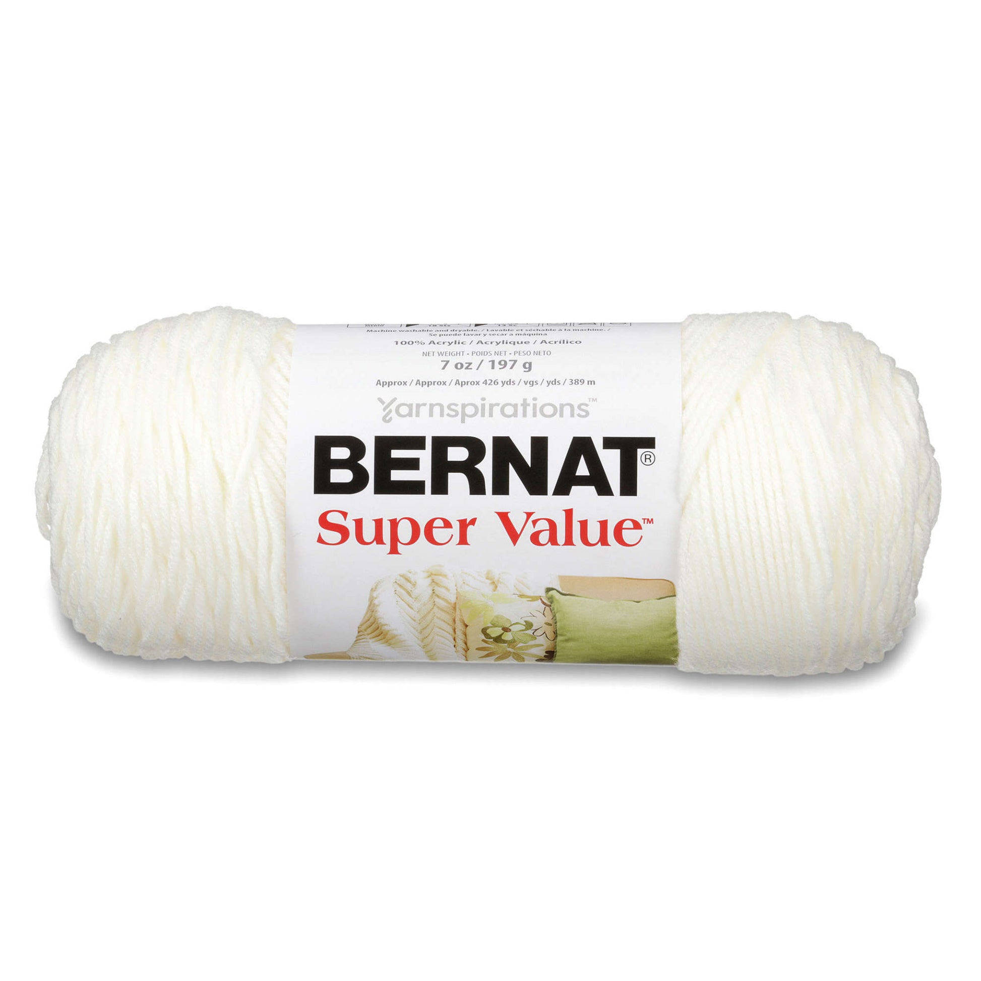 Bernat Super Value Yarn Winter White