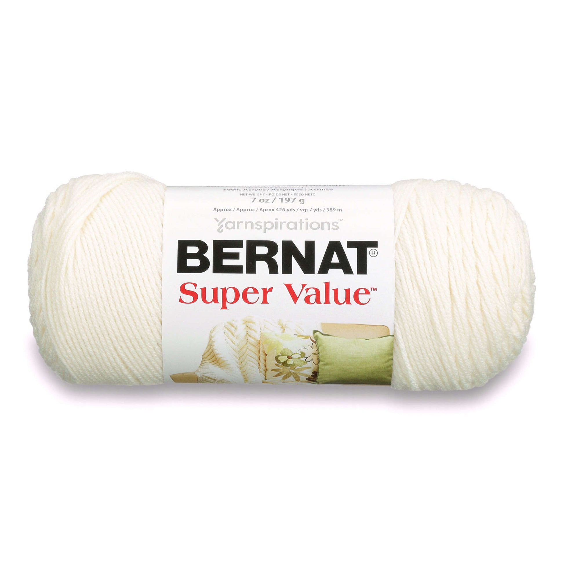 Bernat Super Value Yarn Natural