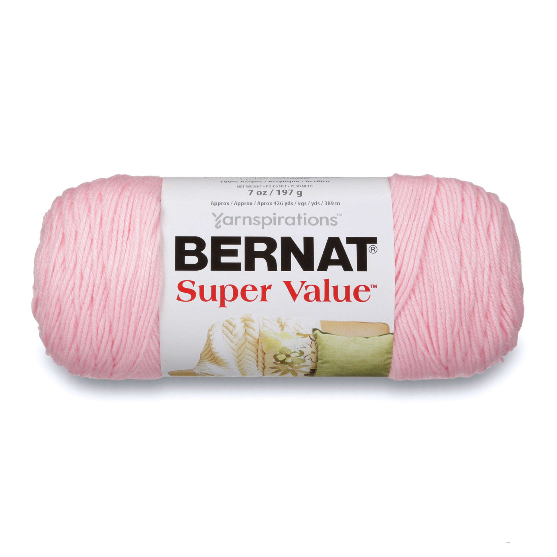 Bernat Super Value Yarn Baby Pink