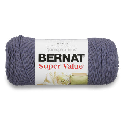 Bernat Super Value Yarn Steel Blue Heather