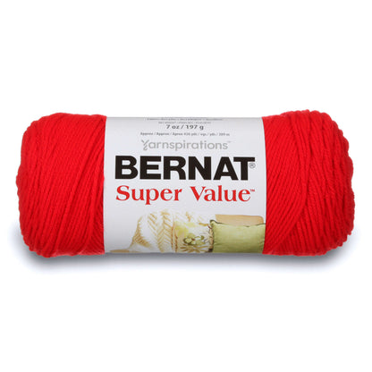 Bernat Super Value Yarn True Red
