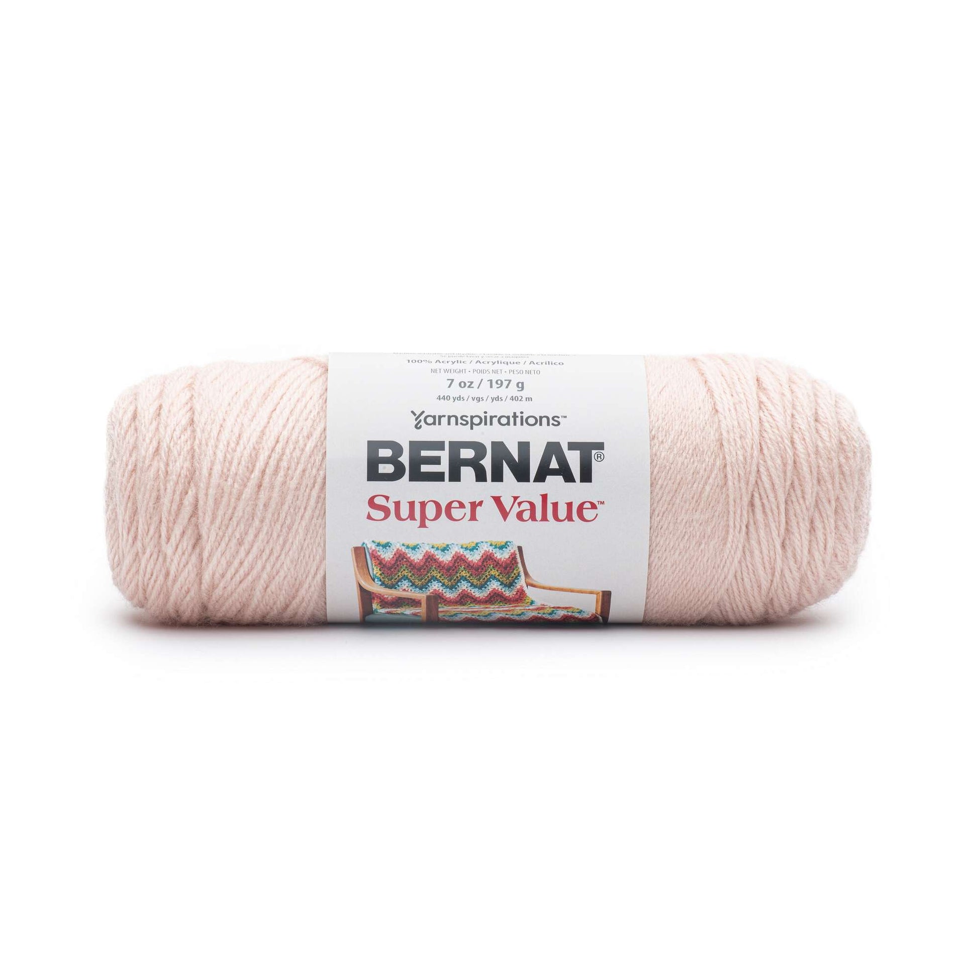 Bernat Super Value Solid Yarn - True Red
