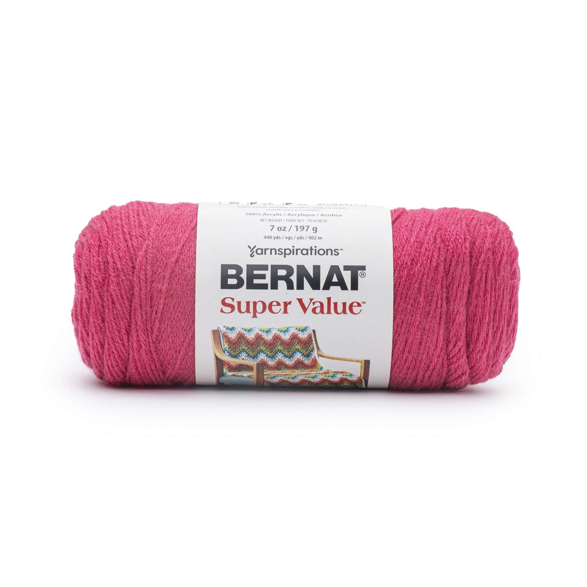 Bernat Super Value Yarn Tulip Pink