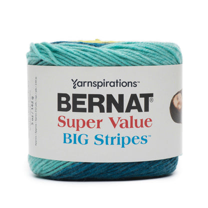 Bernat Super Value Big Stripes Yarn - Discontinued Shades Earthbound