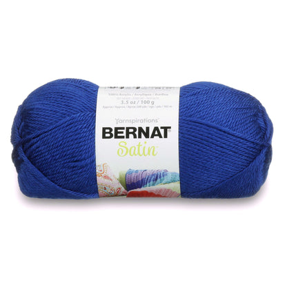 Bernat Satin Yarn - Discontinued Shades Loyal Royal