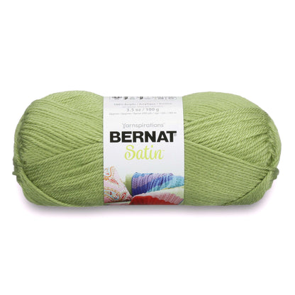 Bernat Satin Yarn - Clearance Shades Fern