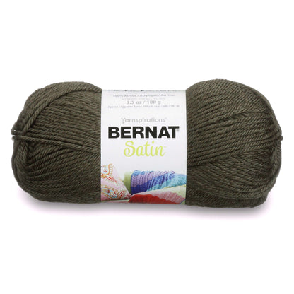 Bernat Satin Yarn - Discontinued Shades Forest Mist Heather