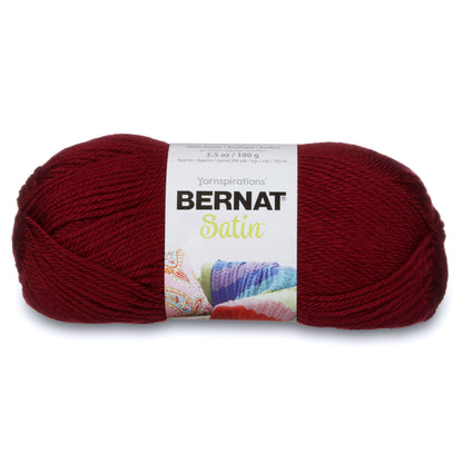 Bernat Satin Yarn - Discontinued Shades Bordeaux