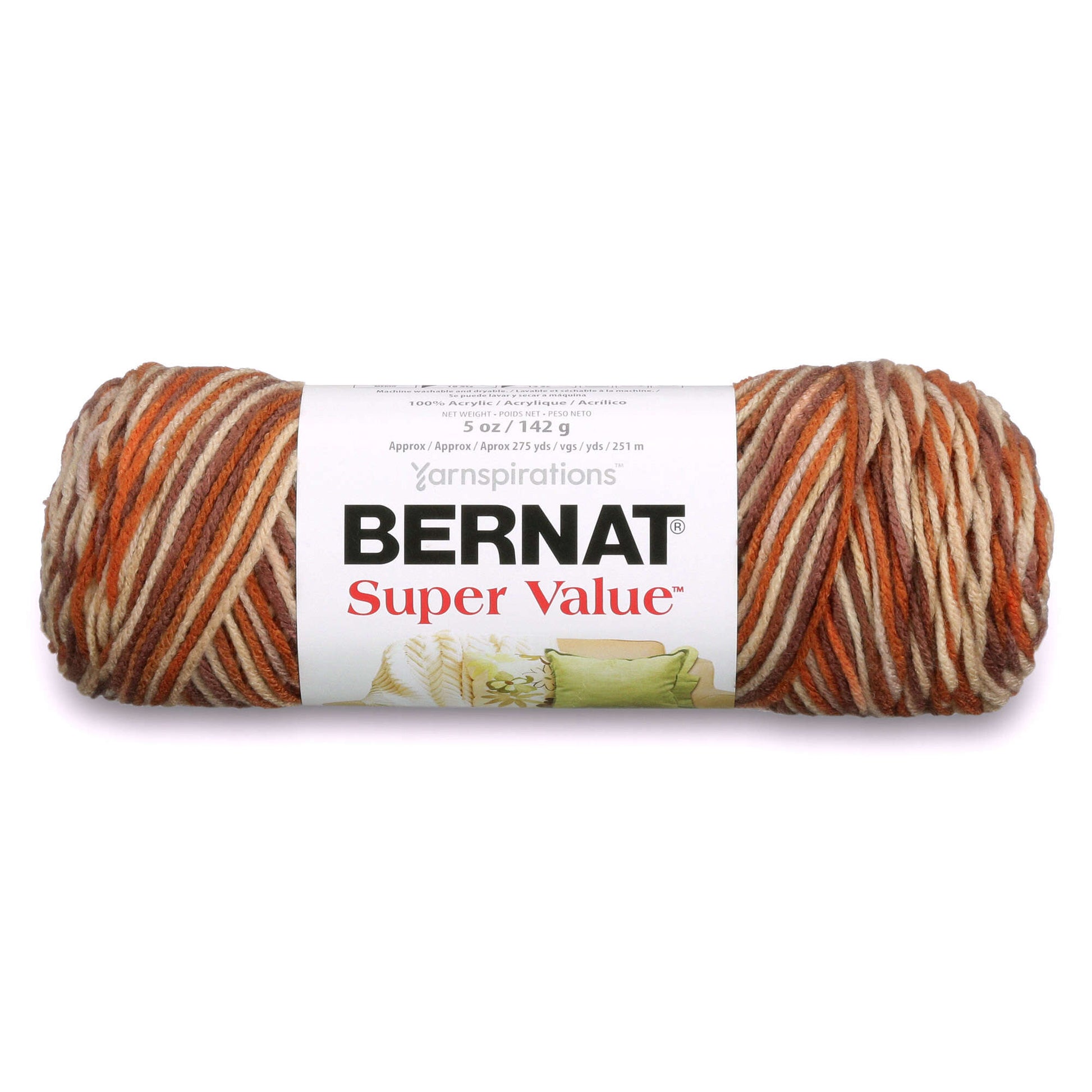 Bernat Super Value Variegates Yarn - Discontinued Shades