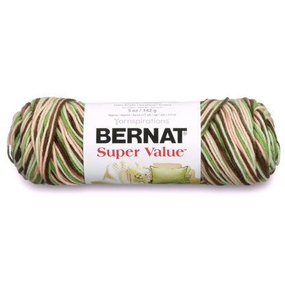 Bernat Super Value Variegates Yarn - Discontinued Shades Hiking Ombre