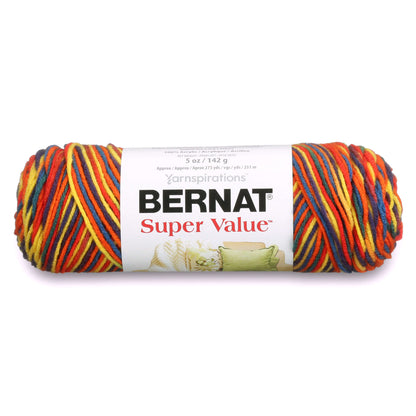 Bernat Super Value Variegates Yarn - Discontinued Shades Merry Go Round