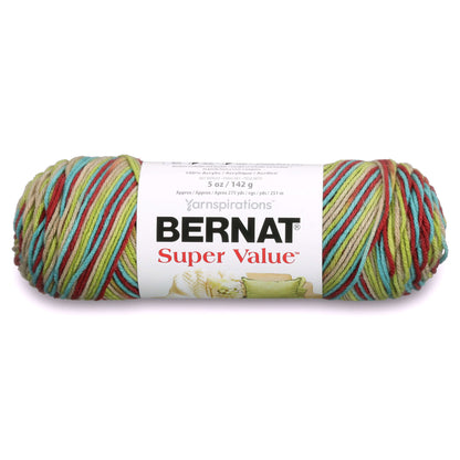 Bernat Super Value Variegates Yarn - Discontinued Shades Techno Ombre