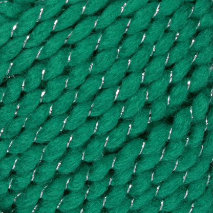 Bernat Happy Holidays Yarn - Discontinued Glittery Green